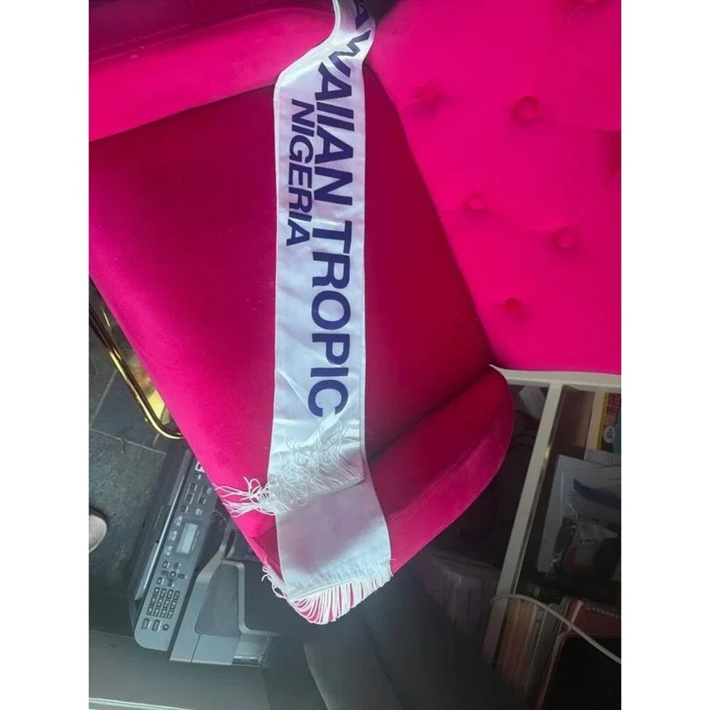 Hawaiian Tropic Nigeria Pageant Sash